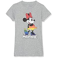 Disney Little, Big Mouse Minnie Dress Pride Girls Short Sleeve Tee Shirt