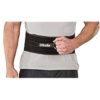 Adjustable Back and Abdominal Support, Black, One Size