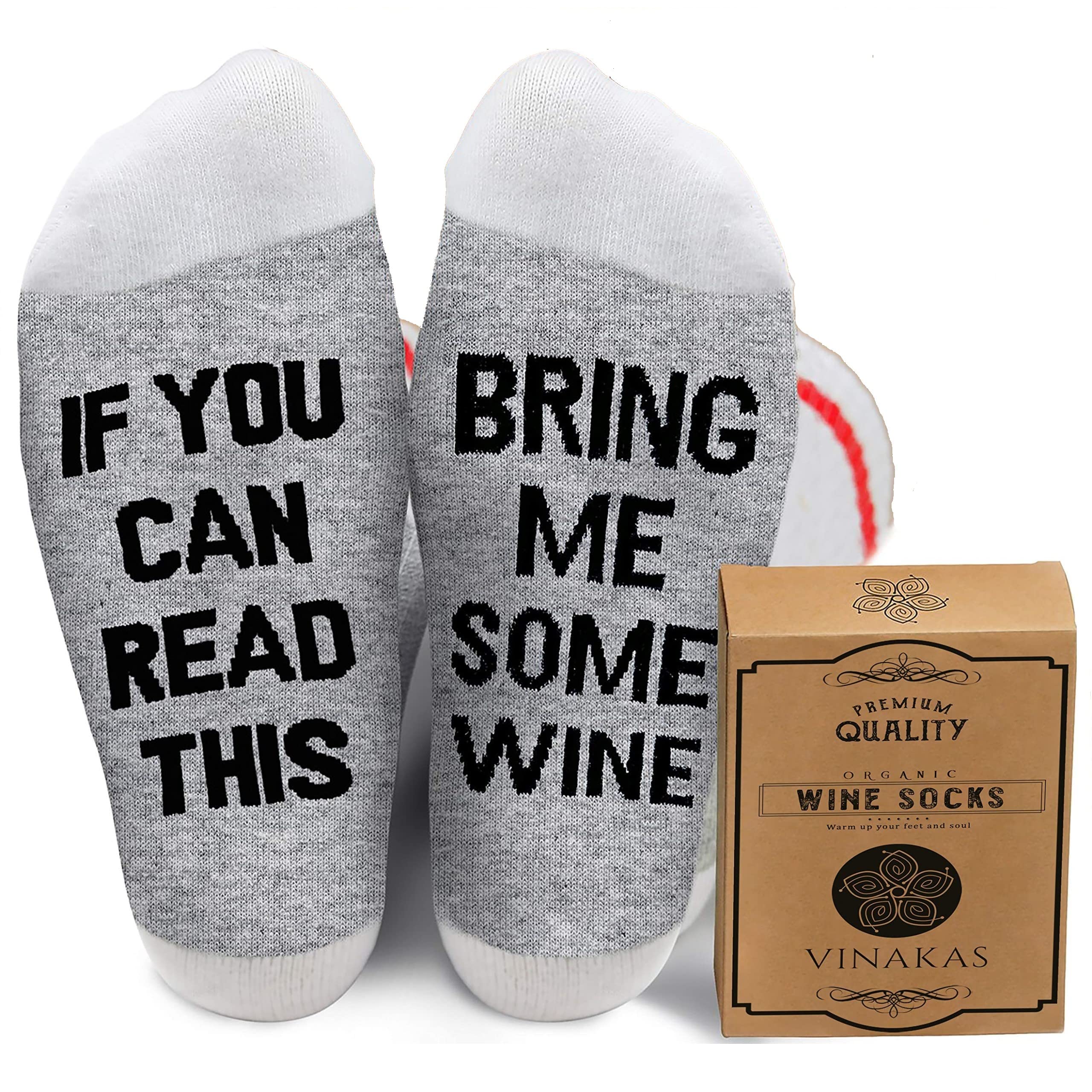 WINE GIFTS FOR WOMEN - Wine Accessories Mothers Day Gifts for Mom. If You Can Read This Bring Me Some Wine