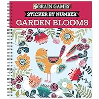 Brain Games - Sticker by Number: Garden Blooms Brain Games - Sticker by Number: Garden Blooms Spiral-bound