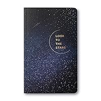 Compendium Softcover Journal - Look to the Stars – A Write Now Journal with 128 Lined Pages, 5”W x 8”H