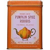 Trader Joe's Pumpkin Spice Rooibos Herbal Blend Beverage 20 sachets