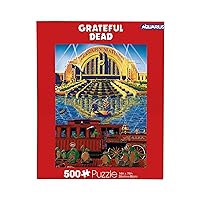 AQUARIUS Grateful Dead Puzzle (500 Piece Jigsaw Puzzle) - Glare Free - Precision Fit - Officially Licensed Grateful Dead Merchandise & Collectibles - 14x19 Inches