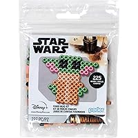 Perler 80-53457 The Mandalorian Baby Yoda Star Wars Mini Fuse Bead Activity Kit, 227pcs, 225 Pieces