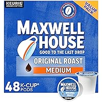 Maxwell House Original Roast Medium Roast K-Cup Coffee Pods, 48 ct. Box