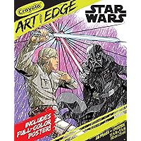 Crayola Art with Edge Star Wars Coloring Pages (28pgs), Includes Star Wars Poster, Adult Coloring, Gift for Teens & Adults