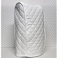 White Quilted Food Processor Cover