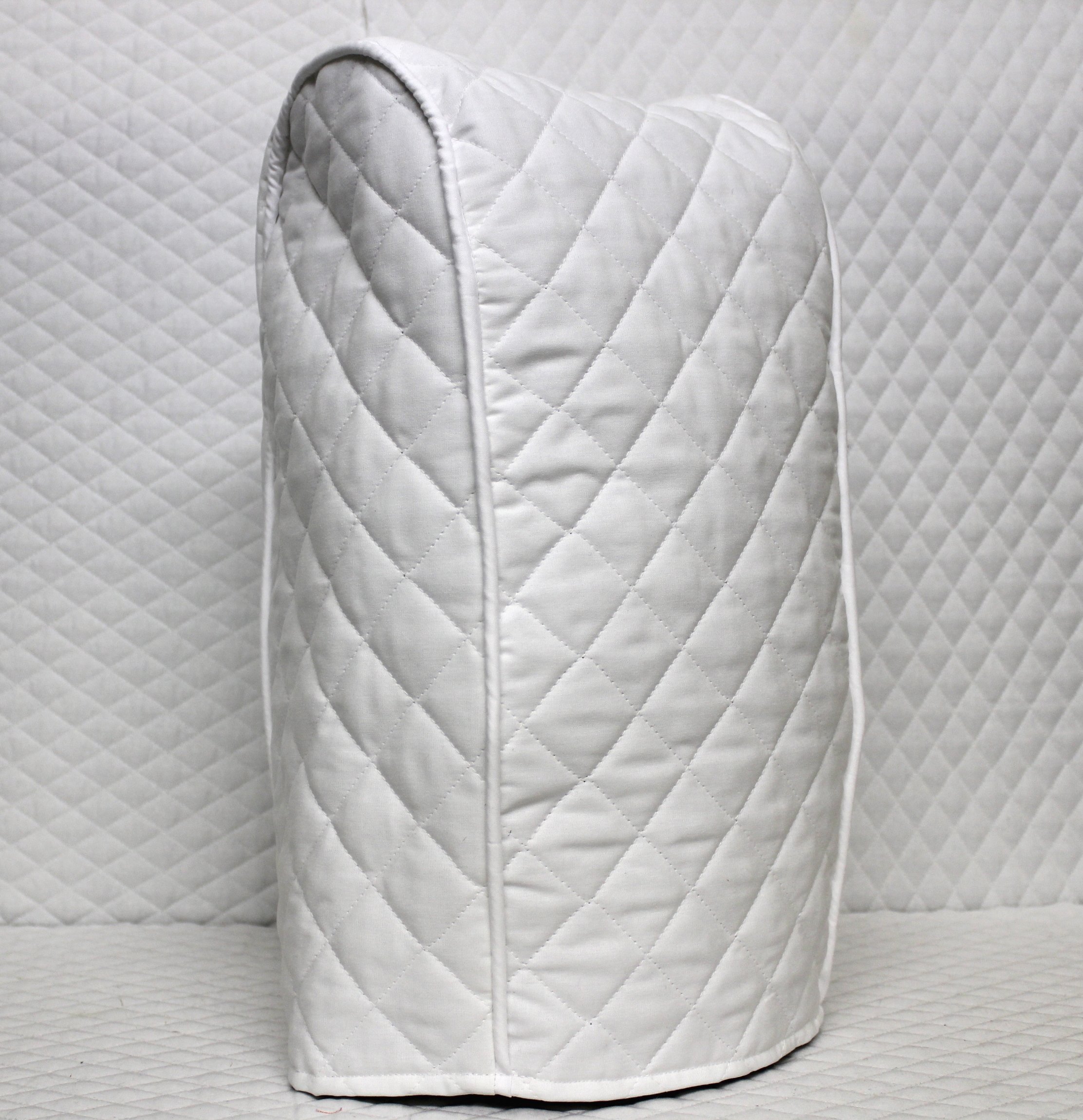Simple Home Inspirations Quilted Cover Compatible with Vitamix Blender Systems (White)