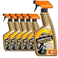 Car Leather Care Spray Bottle, Cleaner for Cars, Truck, Motorcycle, Beeswax, 4 Oz, Pack of 6, 18934-6PK