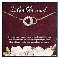 Love Necklace Romantic Gifts for Girlfriend Gifts for GF Gifts for Lover Jewelry Long Distance Relationship Gifts LDR Necklace I Love You Necklace