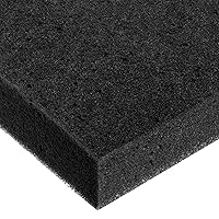 Natural Sponge Foam Sheet, Open Cell, 26 lbs/cu. ft., 1/16 in Thick x 12 in Wide x 24 in Long