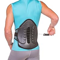 Spine Decompression Back Brace - MAC Plus Rigid Lumbosacral Corset Belt with Pulley System for Sciatica Pain, Disc Injury and After Laminectomy or Spinal Fusion Surgery (S)
