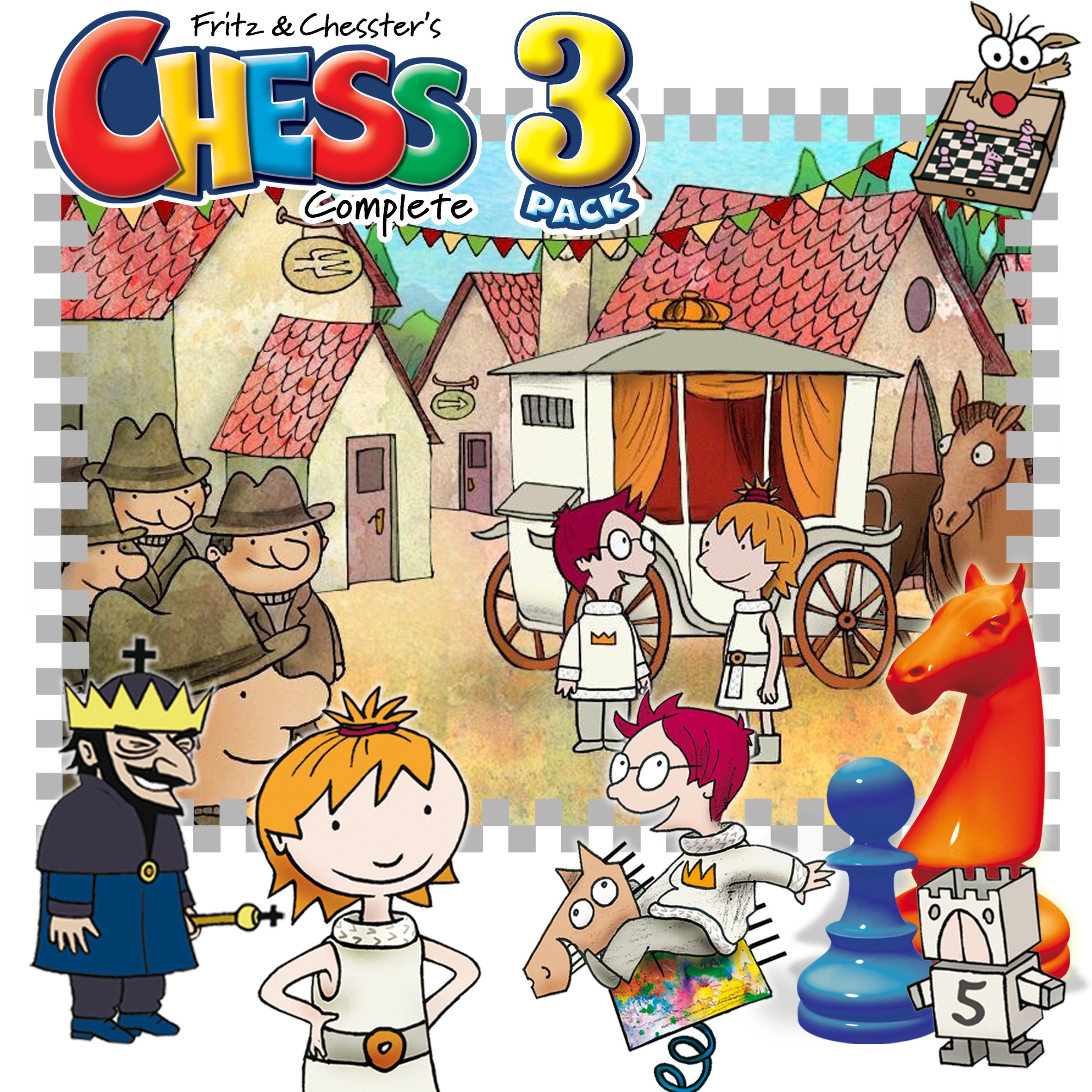 Learn to Play Chess with Fritz & Chesster: Chess Complete 3-Pack [Download]
