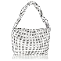 The Drop Women's Anusha Rhinestone Twisted Handle Shoulder Bag