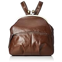 Lesse Faire Genuine Leather Cuze Backpack, Coin Pouch, Made in Japan, Women's, Chocolate