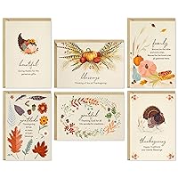 Hallmark Religious Thanksgiving Cards Assortment, Blessings (36 Assorted Cards with Envelopes)