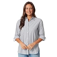 Gloria Vanderbilt Women's Amanda Monogram Button Down Shirt