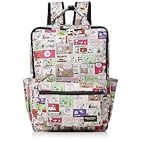 Hapitas HAP0103-PN-P PN23, Snoopy Backpack, With Handle, Carry-On, 5.3 gal (20 L), HAP0103, 15.4 inches (39 cm), 1.9 lbs (0.48 kg), Comic Color