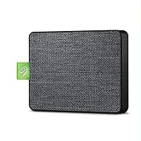 Ultra Touch SSD 1TB External Solid State Drive Portable - Black USB-C USB 3.0 for PC MAC and Seagate Mobile Touch app for Android, Mylio, Adobe, & 3-Year Rescue Service (STJW1000401)