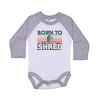 Winter Sports Baby Onesie/Skiing Born to Shred/Baby Skiing Outfit/Skiing Baby Bodysuit/Unisex Infant Romper