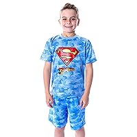 DC Comics Boys' Justice League Digital Camo Superman 2 PC Pajama Set