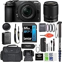 Nikon Z30 Mirrorless Camera with 16-50mm and 50-250mm Lenses with Advanced Accessory and Travel Bundle (Included 1-Year Nikon Warranty) | 1749 | Nikon Z30