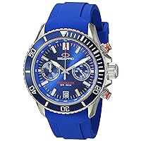 Men's SP0332 Scuba Dragon Analog Display Quartz Blue Watch