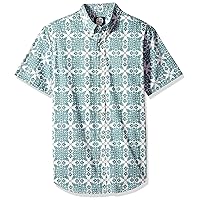 Reyn Spooner Men's Christmas Quilt Tailored Fit Hawaiian Shirt