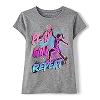 The Children's Place girls Dance Graphic Short Sleeve Tee