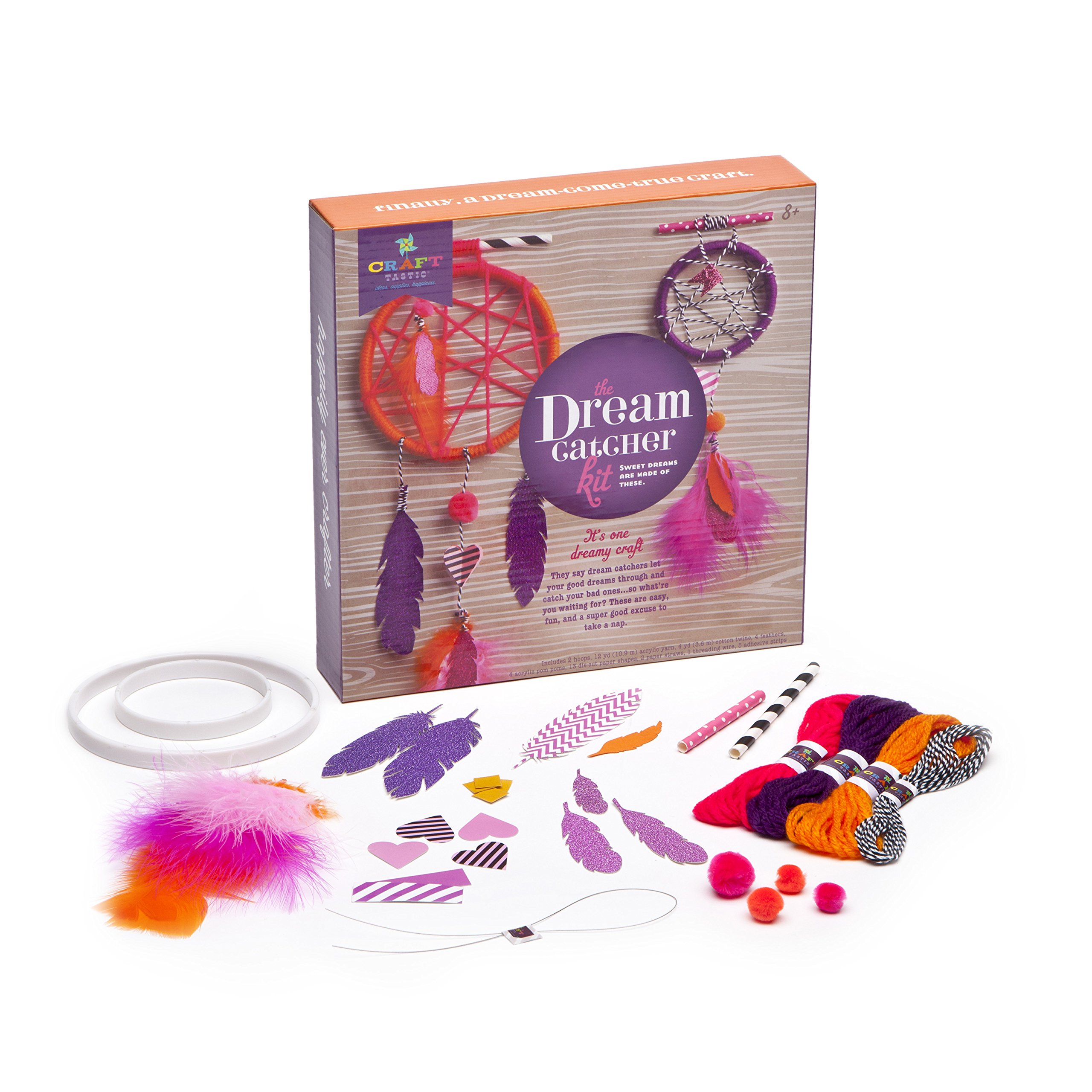 Craft-tastic – Dream Catcher Kit – Craft Kit Makes 2 Dream Catchers