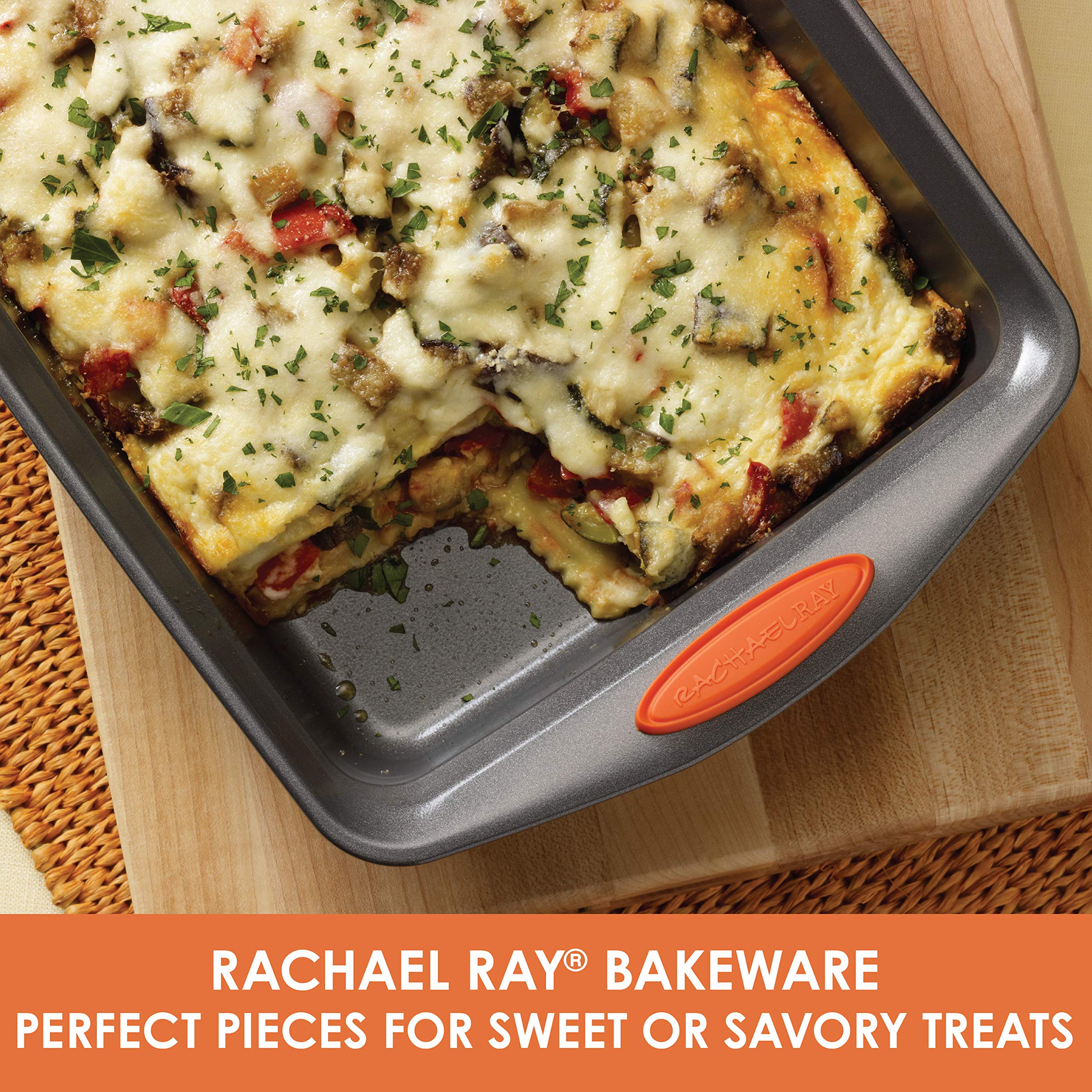 Rachael Ray Yum-O Nonstick Bakeware Cake Pan, 9