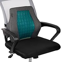Mind Reader Ergonomic Lower Back Cushion, Office Chair, Posture Corrector, Memory Foam, 15.5