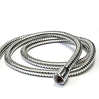 HotelSpa 5 to 7 Foot Extra Long Stretchable Stainless Steel Shower Hose Stretches to Your Needs!