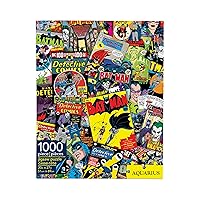 AQUARIUS DC Comics Puzzle Batman Collage (1000 Piece Jigsaw Puzzle) - Officially Licensed DC Comics Merchandise & Collectibles - Glare Free - Precision Fit - 20 x 27 Inches