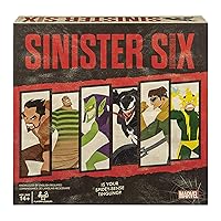 Marvel Sinister Six, Spider-Man Villains Heist Card Game for Teens and Adults