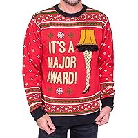 It's Major Award Leg Lamp Red Ugly Christmas Sweater