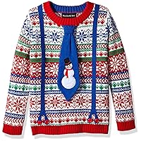 Blizzard Bay Boys Ugly Christmas Sweater Snowman