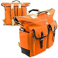 Phlox Backpack Orange Carry on Laptop Bag fits Apple MacBook Pro 15' & 13' Retina/MacBook Air 11' & 13' inch