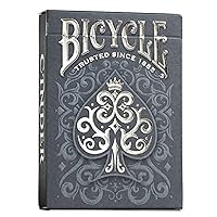 Bicycle Cinder Premium Playing Cards, Silver Smoke Foil, 1 Deck