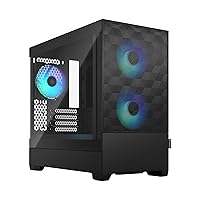 Fractal Design Pop Mini Air RGB Black Tempered Glass Clear Tint