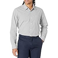 Amazon Essentials Men's Regular-Fit Long-Sleeve Casual Poplin Shirt