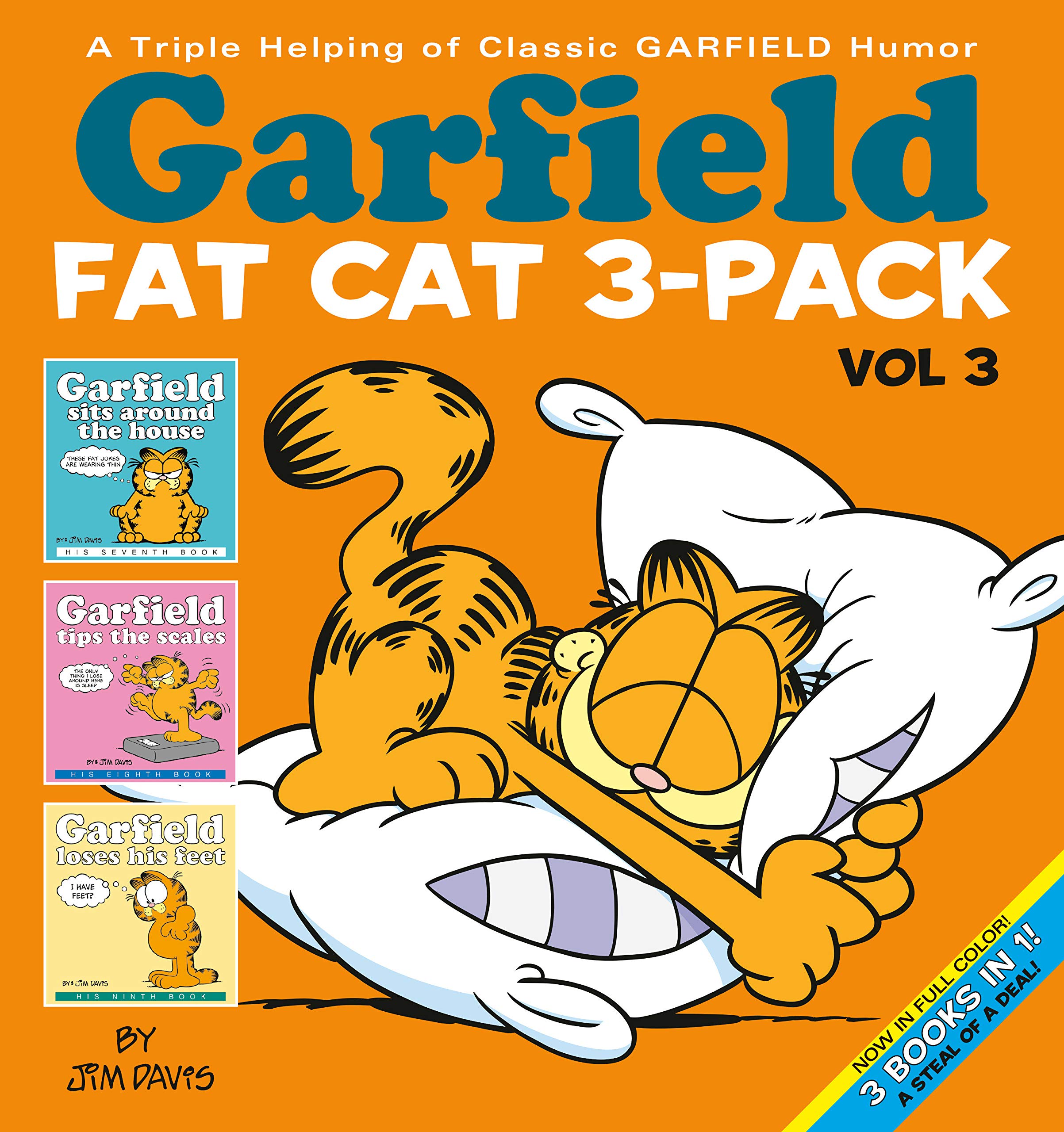 #3:　of　Vol　chính　Mua　Garfield　Humor　2023　Amazon　trên　Mỹ　hãng　Helping　Fat　GARFIELD　A　Classic　Cat　Fado　3-Pack　Triple