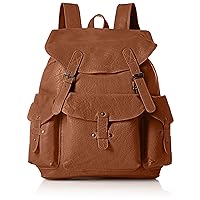 Paul Marius 3 Pocket Backpack, 3 Pocket Backpack, Brown