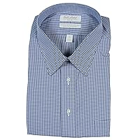 Gold Label Men's Point Collar Dress Shirt with Pocket Non-Iron Wrinkle-Resistant, Regular Sizes