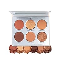 PÜR Beauty On Point Eyeshadow Palette, Matte, Shimmer & Metallic Shades, Skincare-Infused Formula