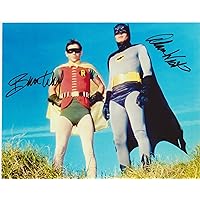 Kirkland Signature Batman & Robin, Adam West & Burt Ward, 8 X 10 Photo Display Autograph on Glossy Photo Paper