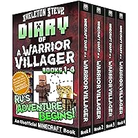 Diary of a Warrior Villager - Ru's Adventure Begins (1-4): Unofficial Minecraft Books for Kids, Teens, & Nerds (Minecraft Book Collections - Skeleton Steve ... Mobs Series Diaries - Bundle Box Sets 13)