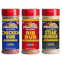 Famous Dave's Seasoning Variety 3-Pack With Steak & Burger, Rib Rub For Beef or Pork, Chicken Rub, Grill Masters Delight…