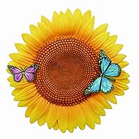 Spoontiques - Garden Décor - Sunflower Stepping Stone - Decorative Stone for Garden