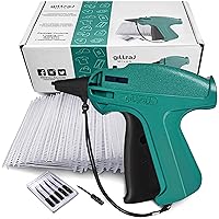 GILLRAJ Clothing Tagging Gun Retail Price Tag Attacher Gun Kit with 6 Needles and 2” Size Standard Barbs Fasteners 1000 pcs for Pricing Boutique Clothes Store Garage Yard Sale